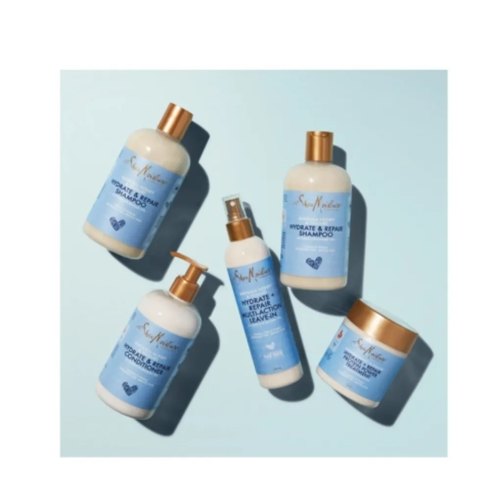 Shea Moisture Yogurt Hydrate and Manuka Honey + Repair Champú 384ml - 2